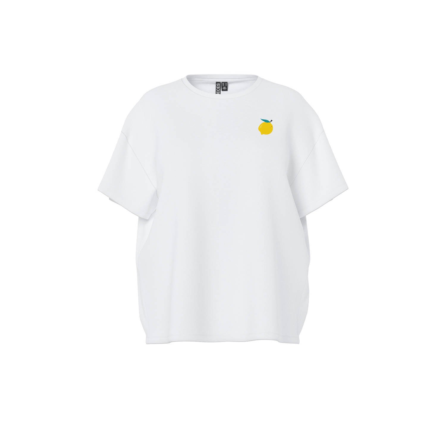 PIECES Curve T-shirt wit
