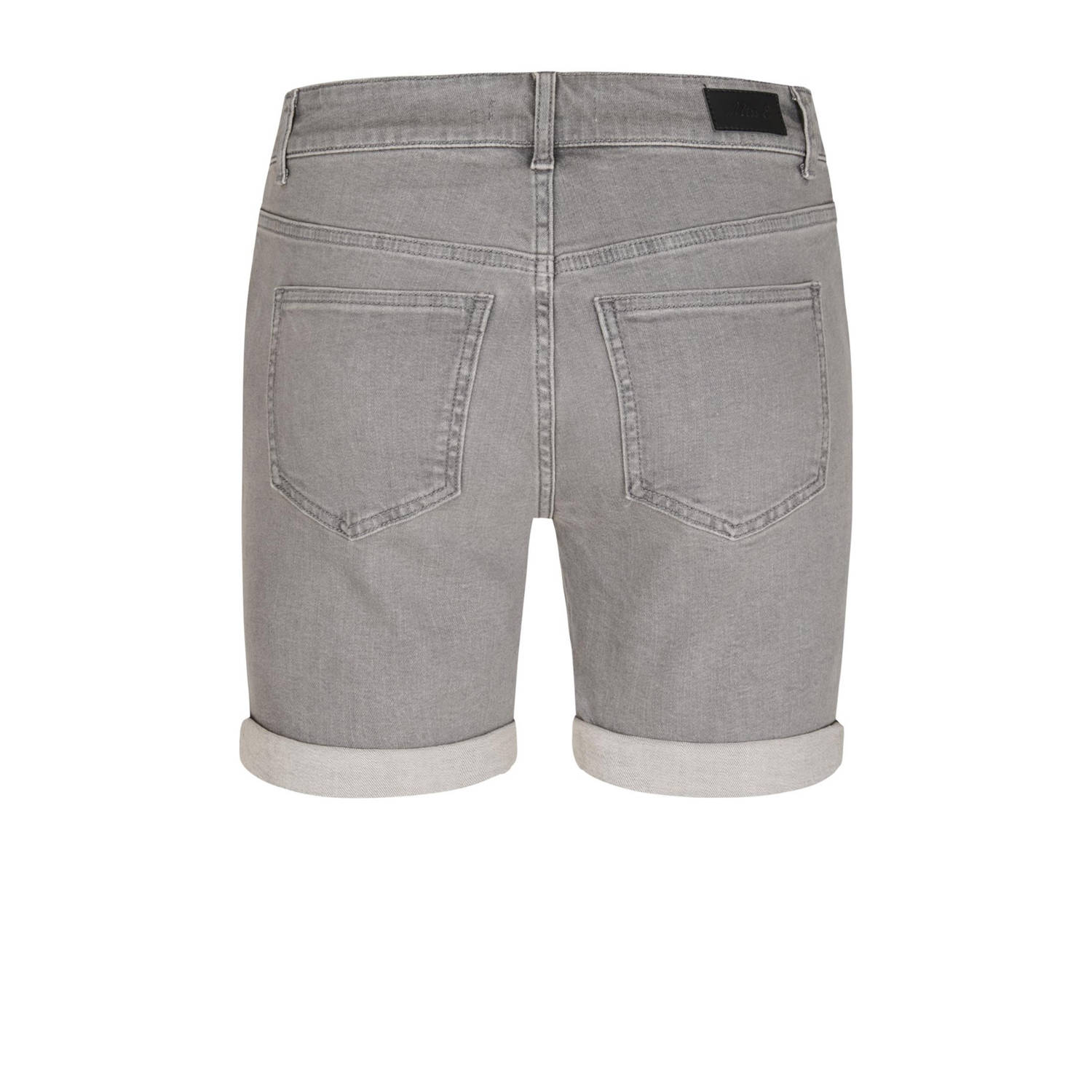 Miss Etam regular waist denim short grey denim