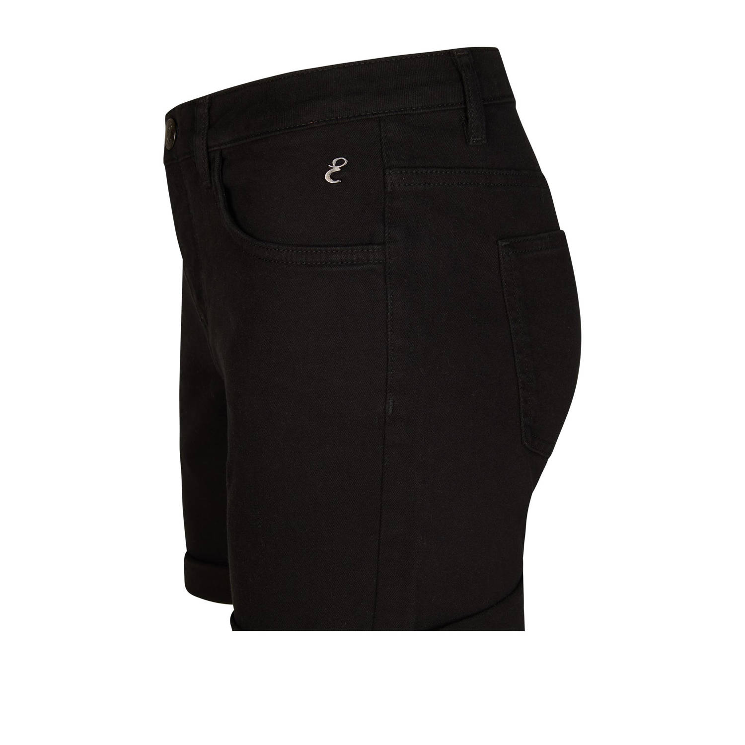 Miss Etam denim regular short zwart