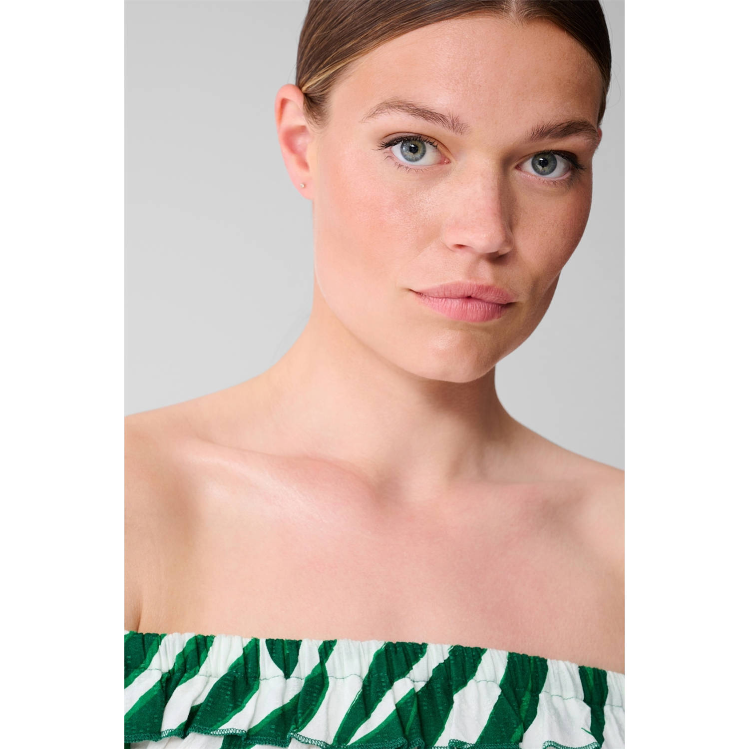 Shoeby off shoulder top groen