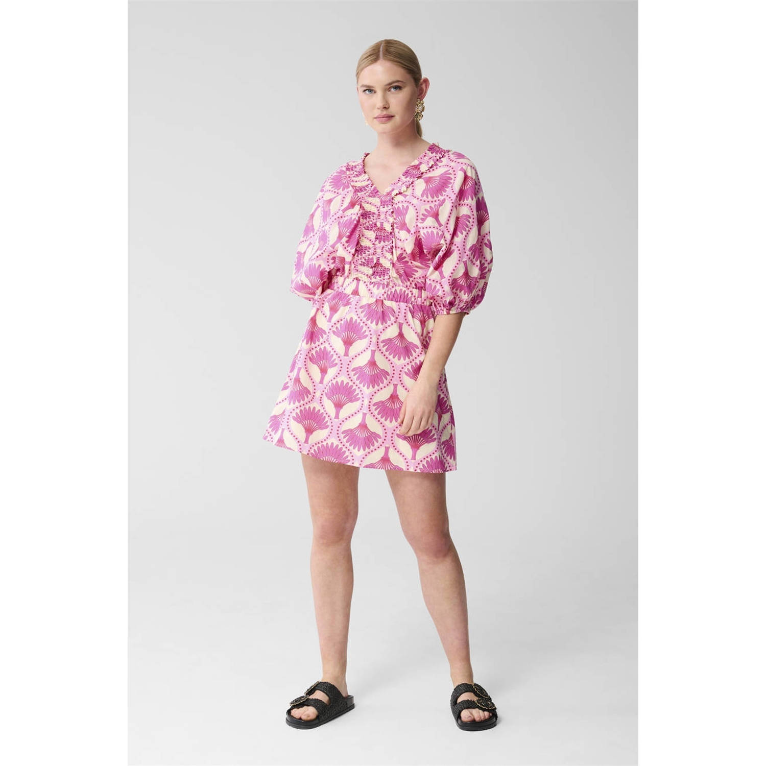 Shoeby korte jurk roze
