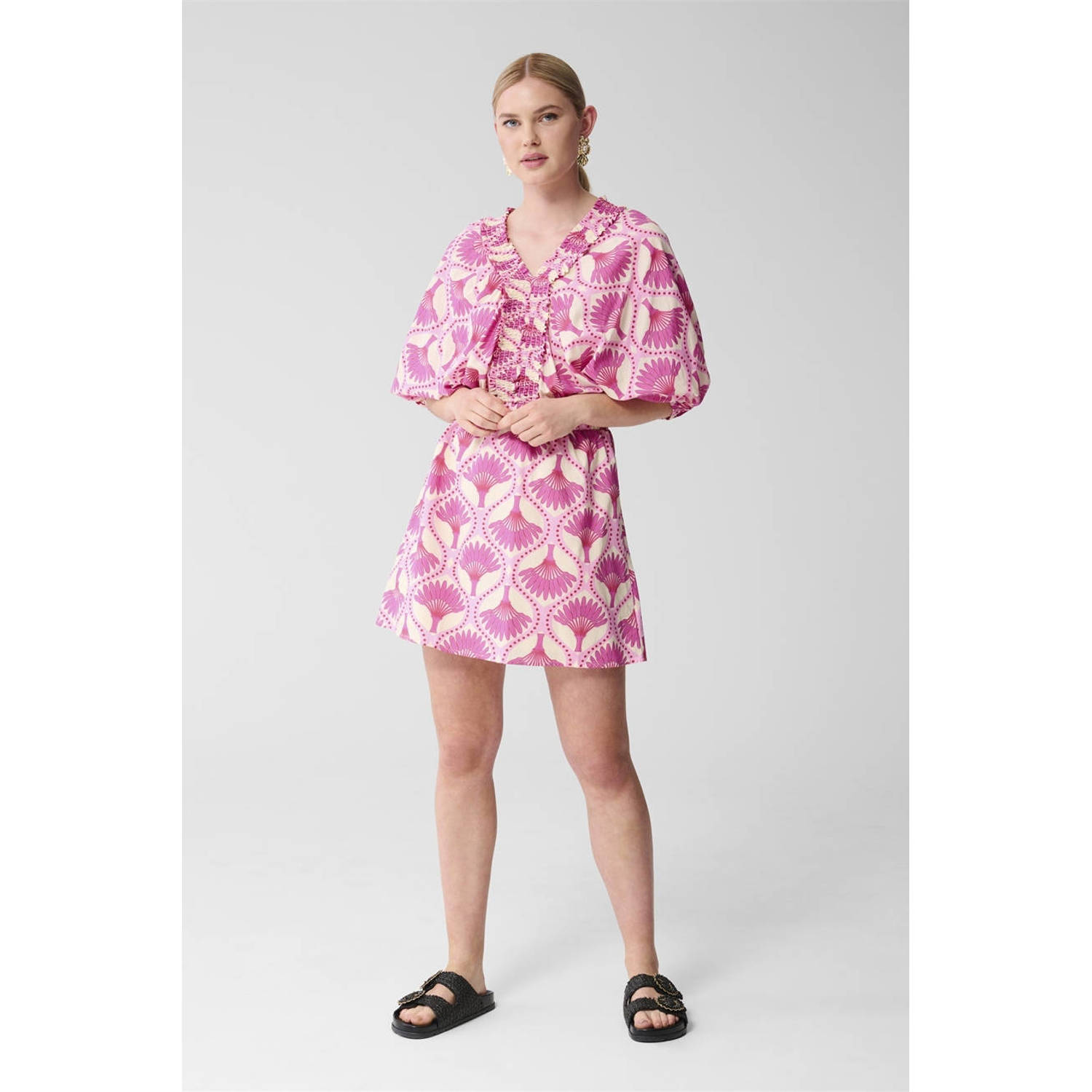 Shoeby korte jurk roze