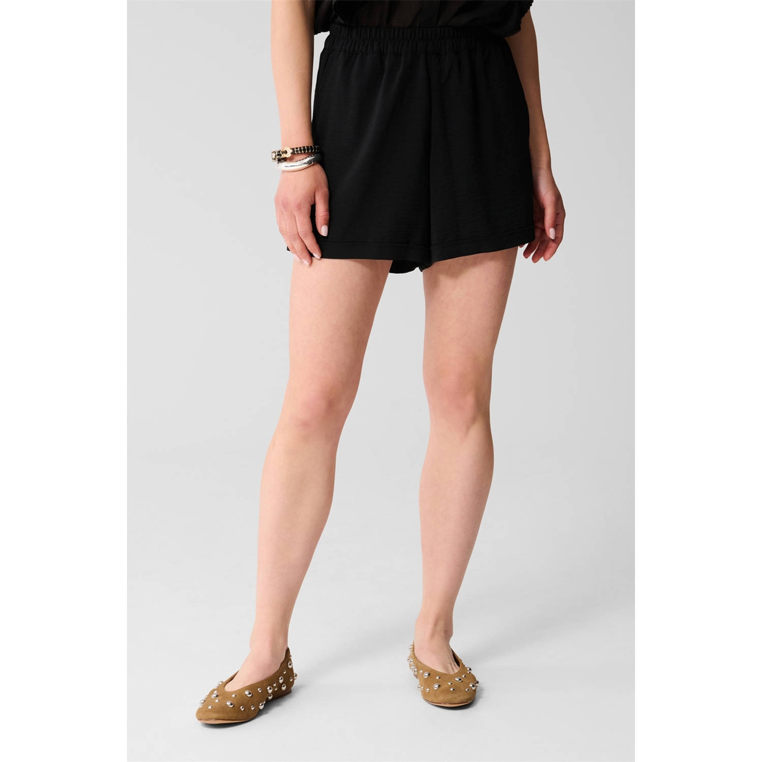 Shoeby regular high waist casual short zwart