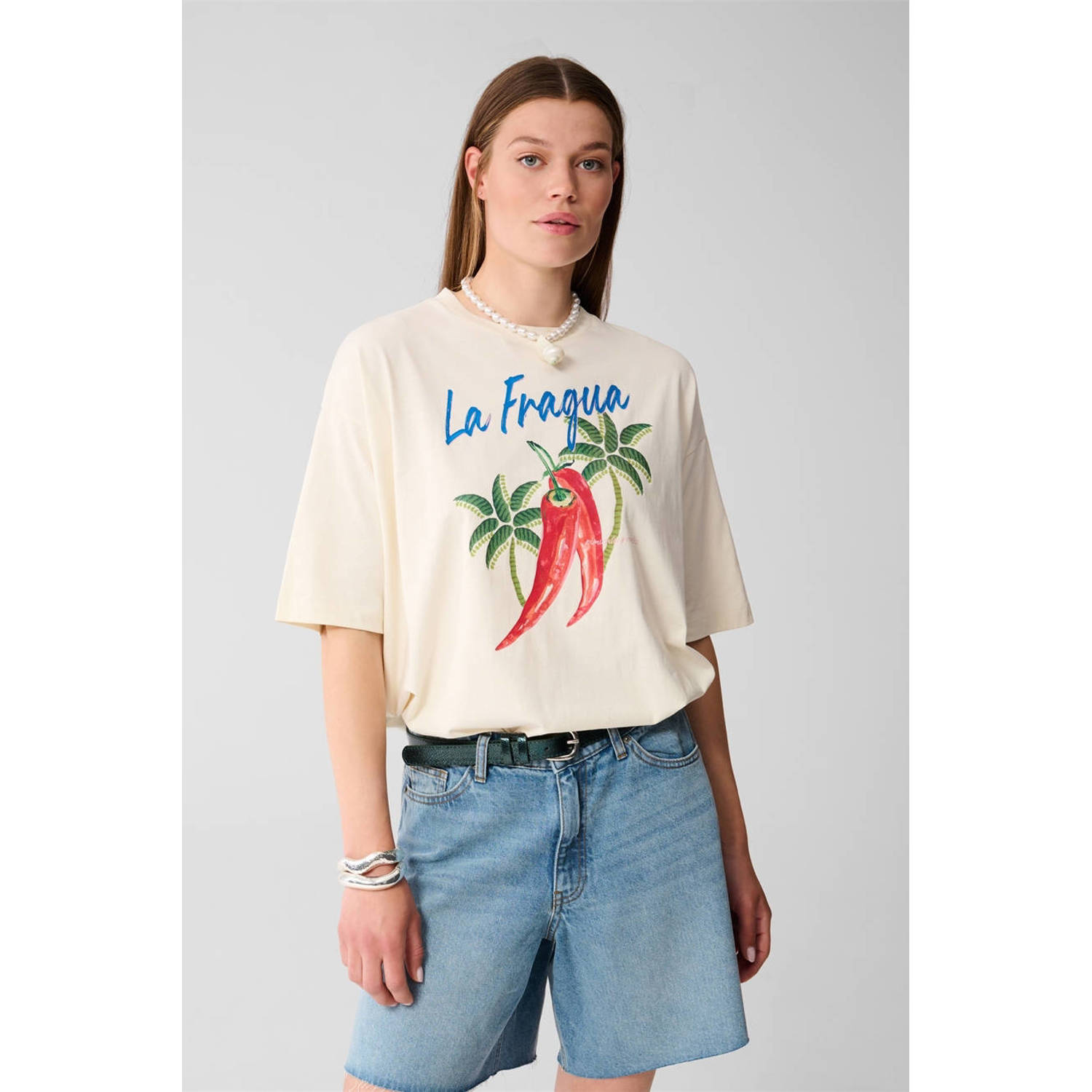 Shoeby T-shirt ecru