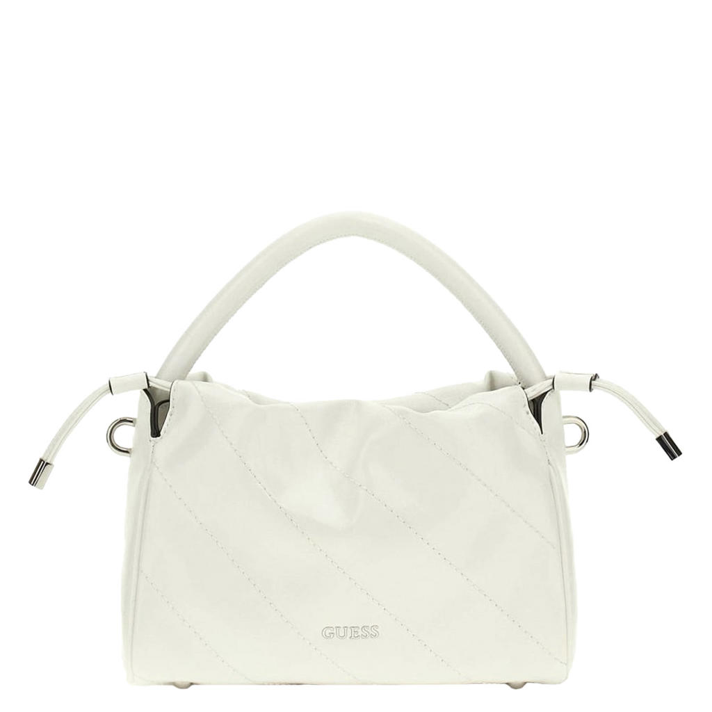 GUESS crossbody tas Noelle met logoprint ecru GUESS crossbody tas Noelle met logoprint ecru