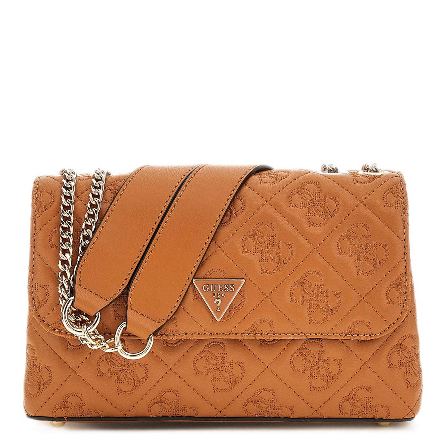 GUESS crossbody tas Adelasia cognac