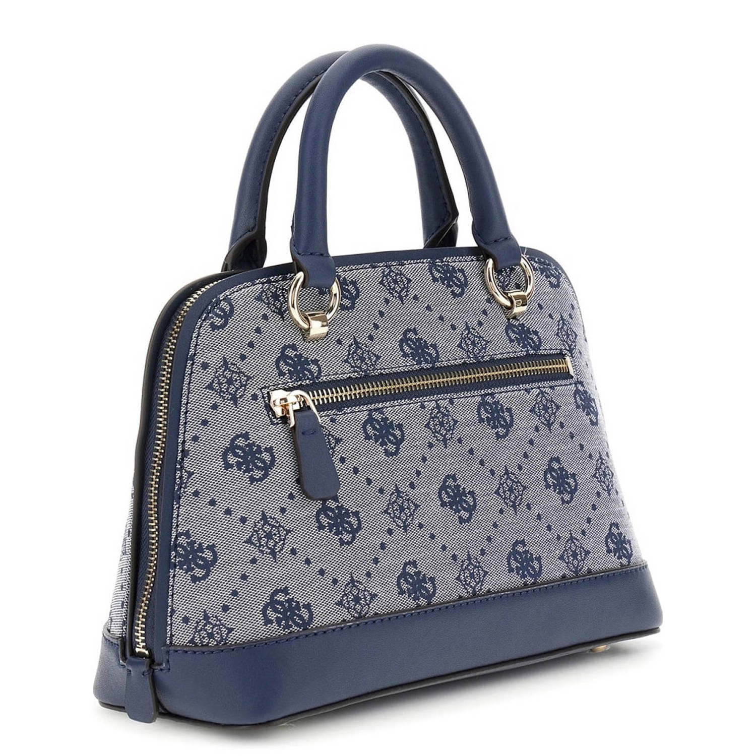 GUESS mini handtas Neda met logoprint donkerblauw