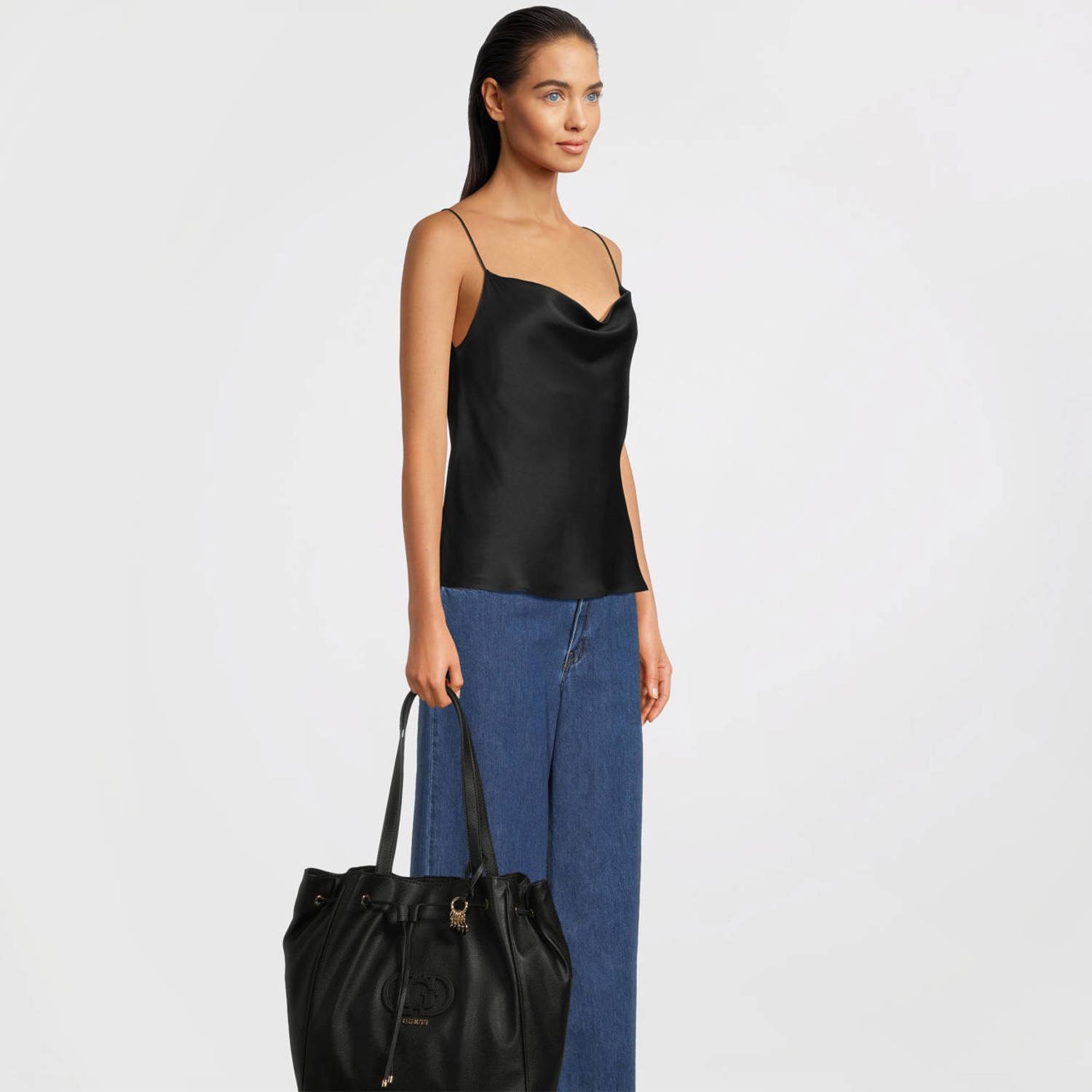 GUESS shopper Calebra zwart