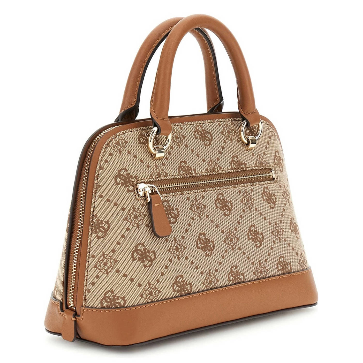 GUESS mini handtas Neda met logoprint cognac