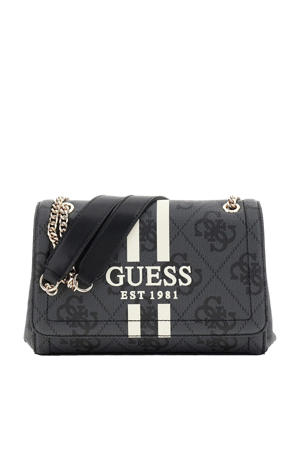  crossbody tas Noelle met logoprint antraciet