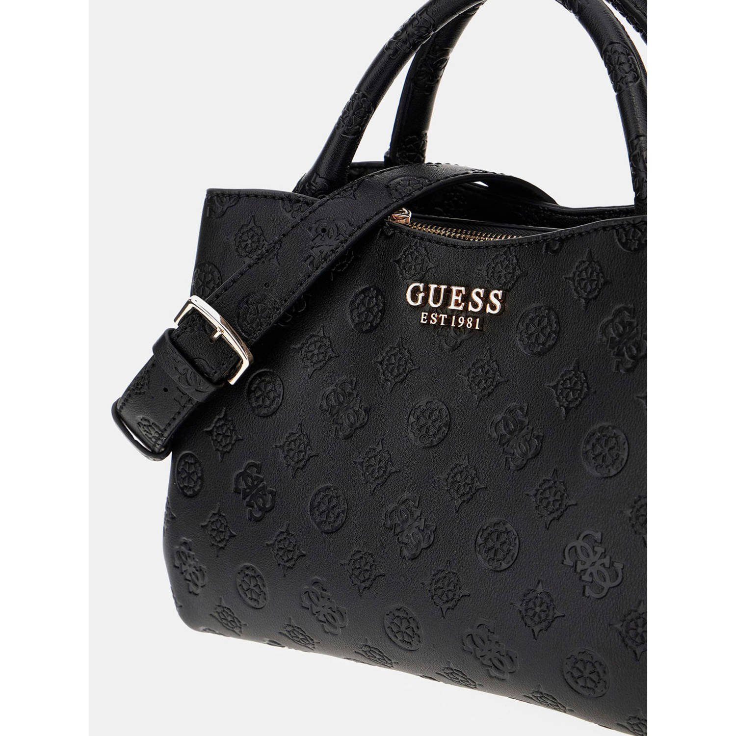 GUESS mini handtas Phoebe zwart