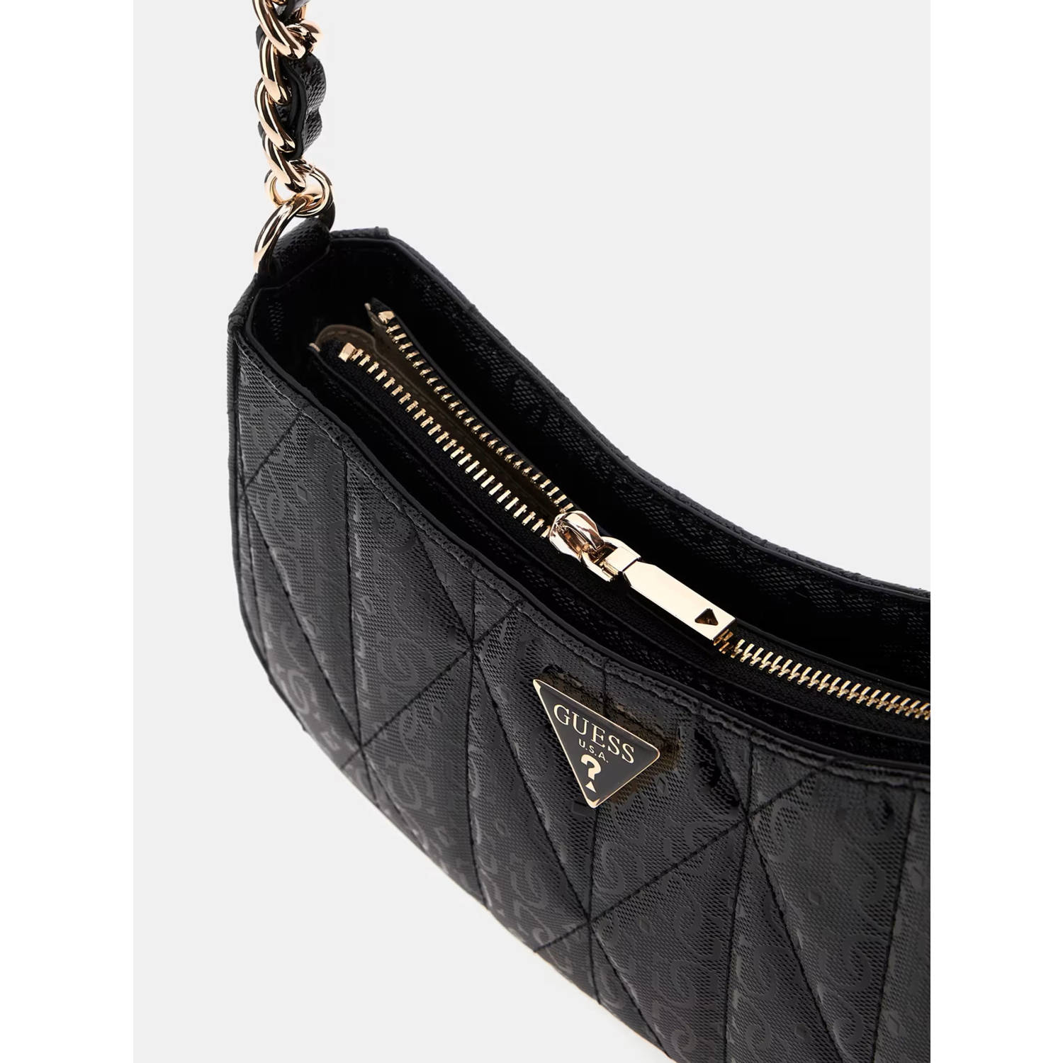 GUESS schoudertas Aldina zwart