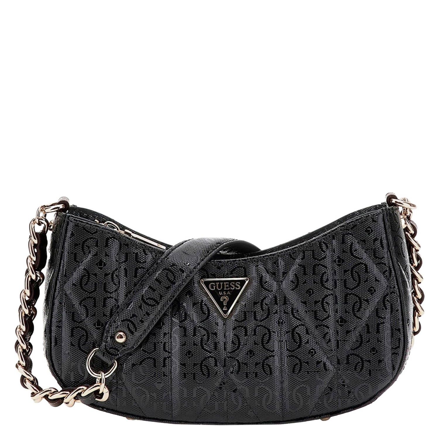 GUESS schoudertas Aldina zwart