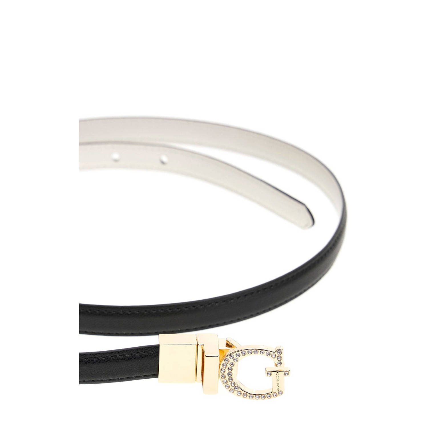GUESS reversible riem Everlee zwart