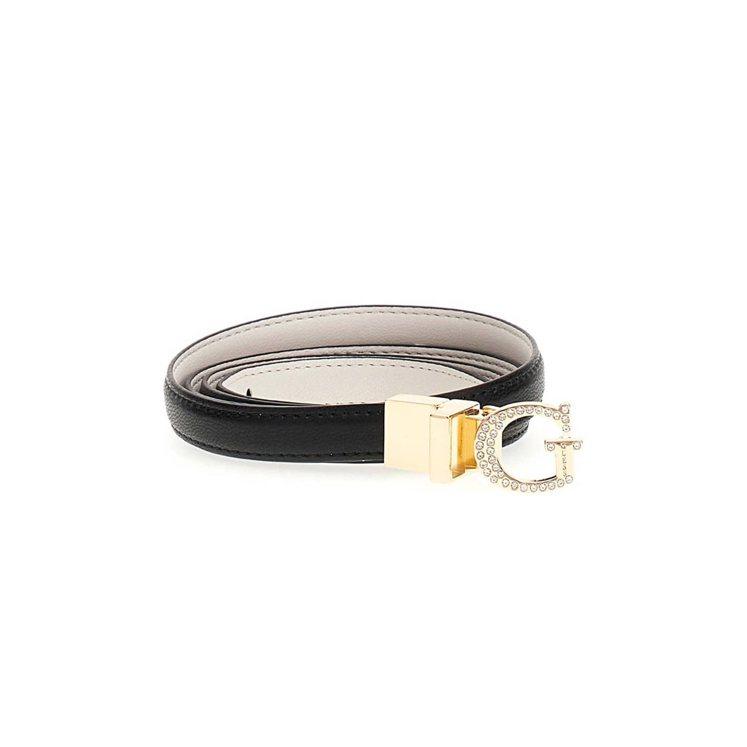 GUESS reversible riem Everlee zwart