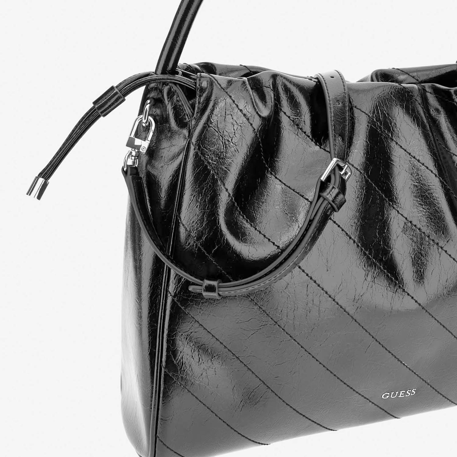 GUESS schoudertas Amys zwart