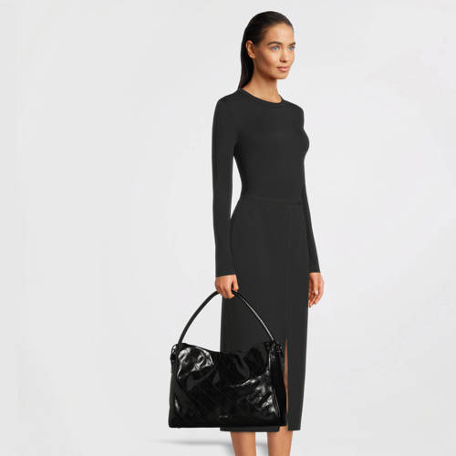 GUESS schoudertas Amys zwart afbeelding