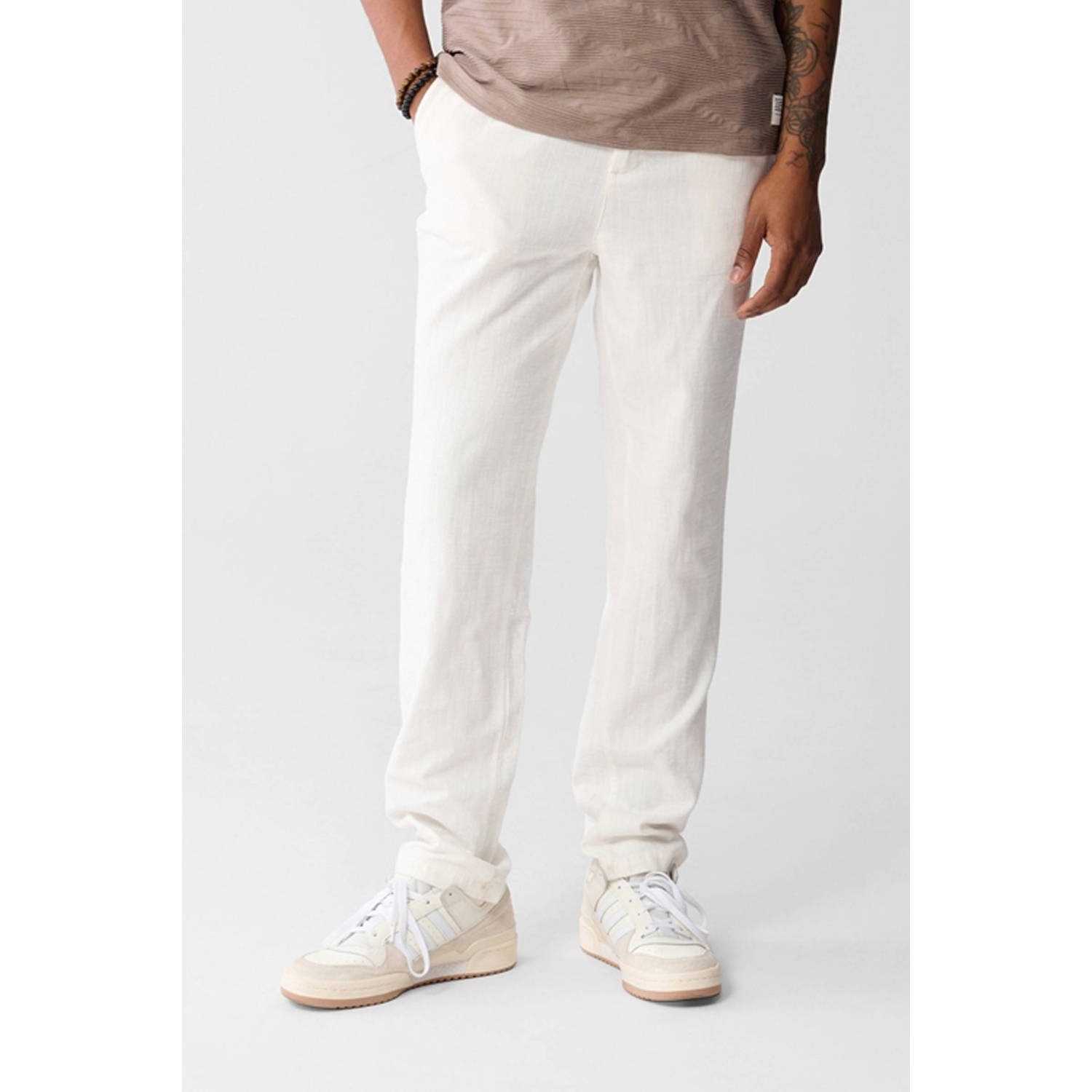 Shoeby regular casual broek ecru