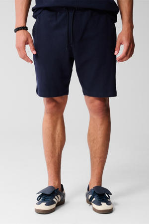 regular casual short donkerblauw
