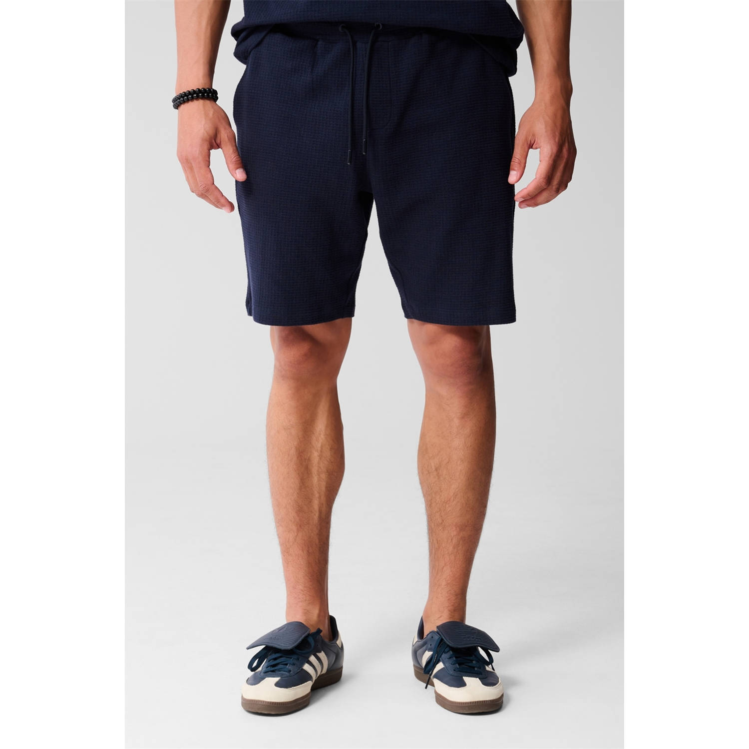 Shoeby regular casual short donkerblauw