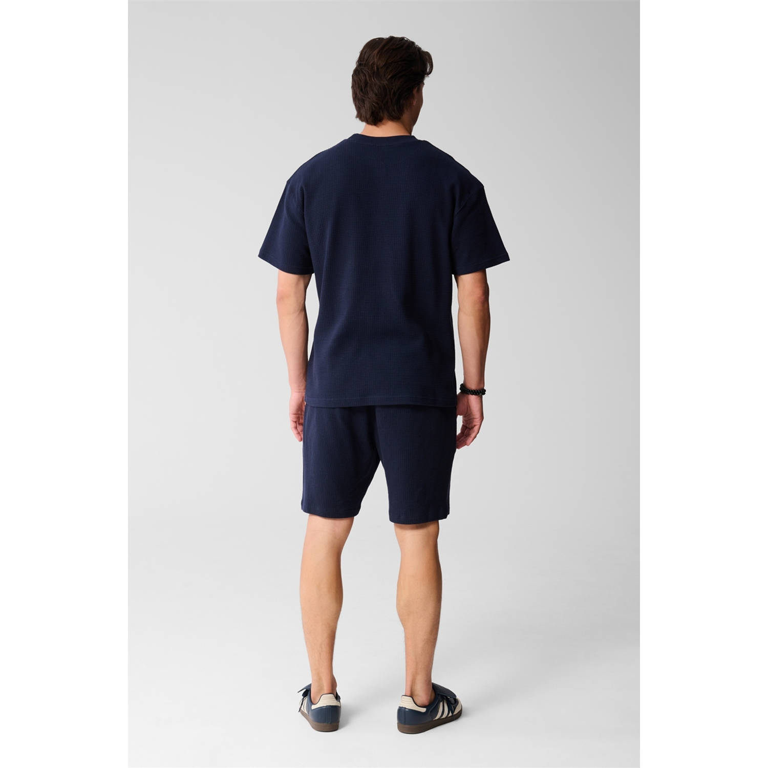 Shoeby regular casual short donkerblauw