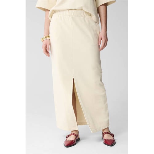 Shoeby midi rok ecru afbeelding