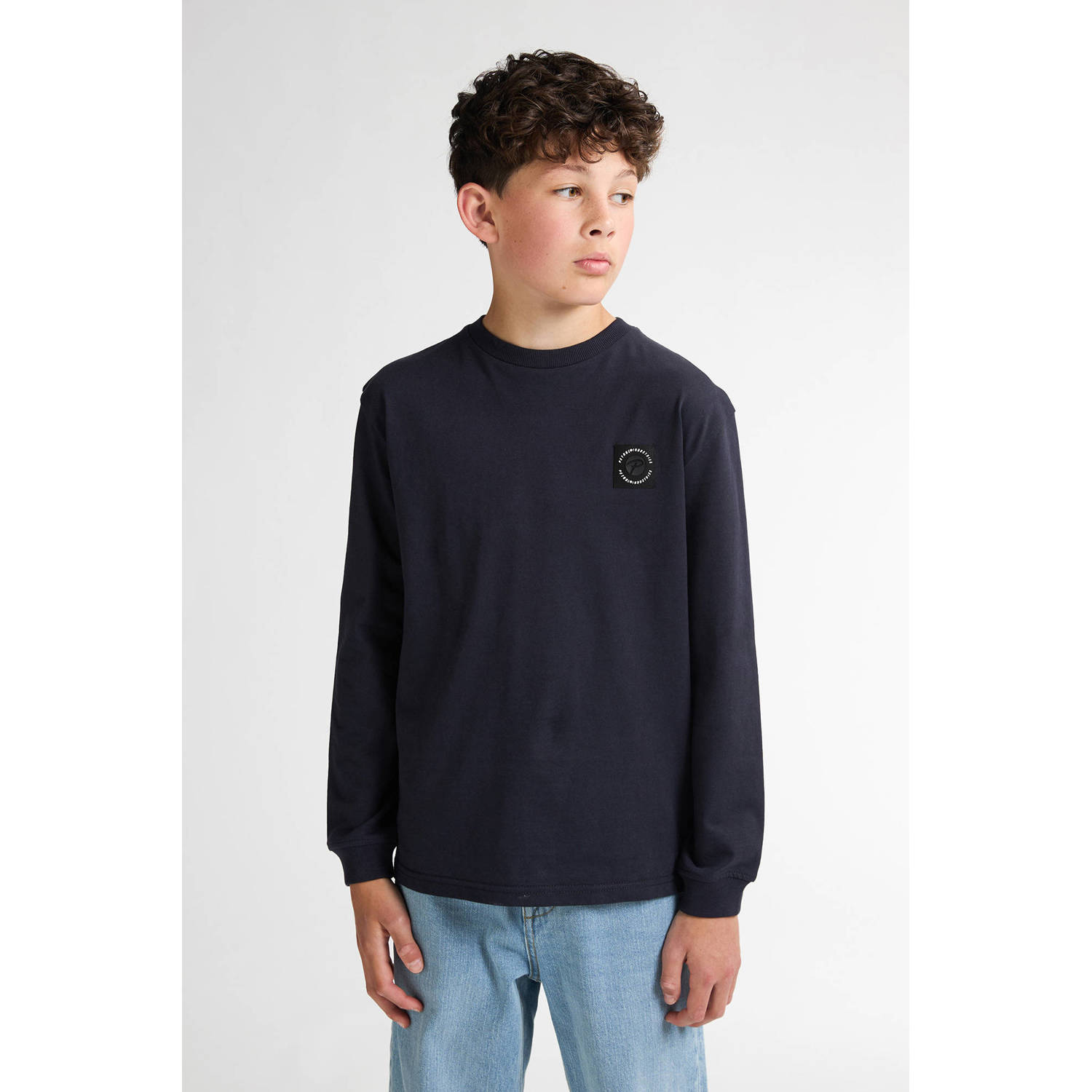 Petrol Industries longsleeve donkerblauw
