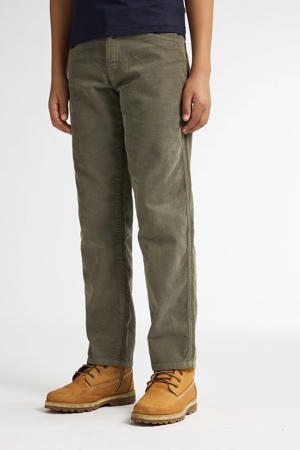 regular waist regular fit jeans groen