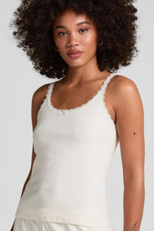 pyjamatop Pointelle ecru
