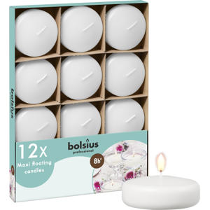 drijfkaarsen Maxi (set van 12)