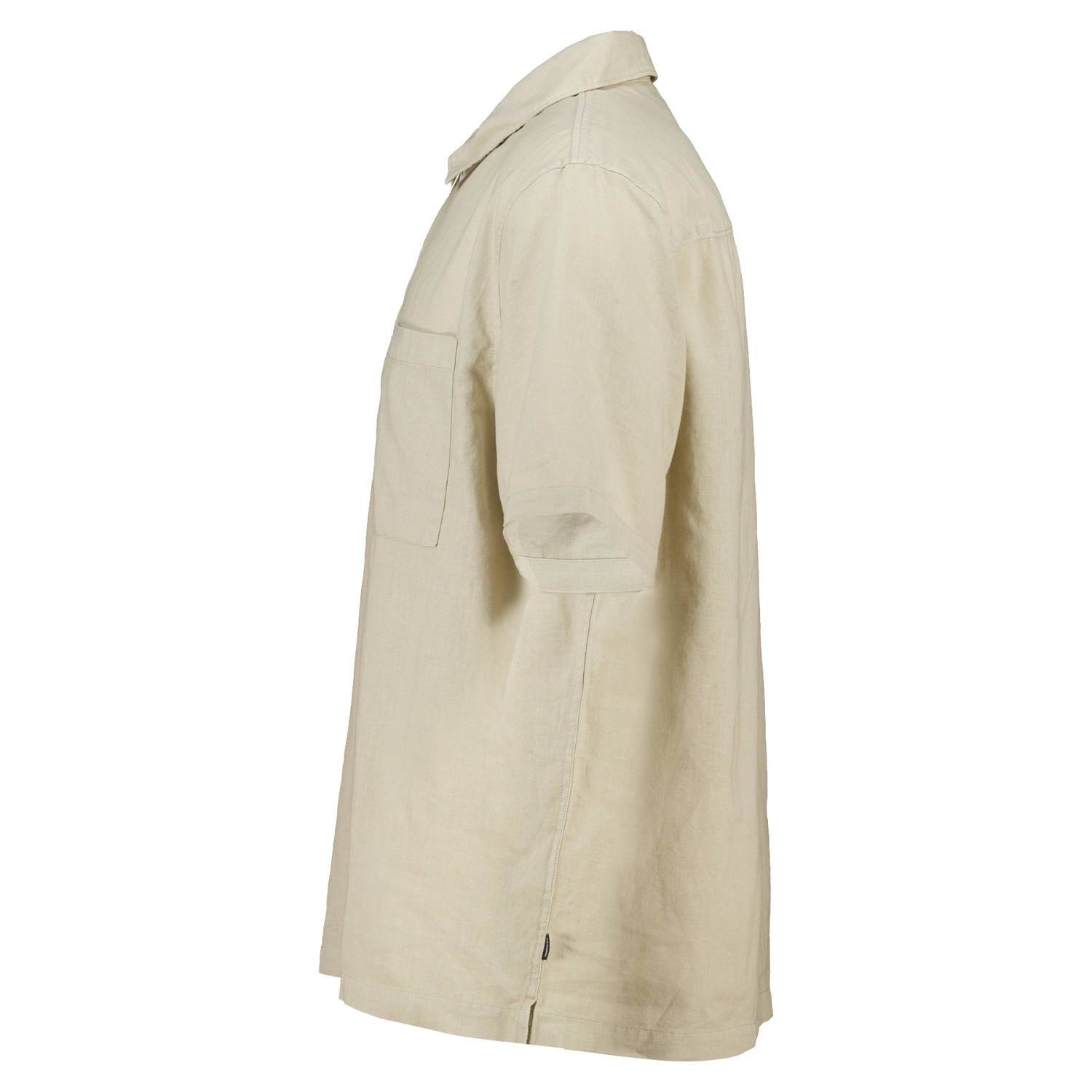 America Today linnen casual overhemd beige