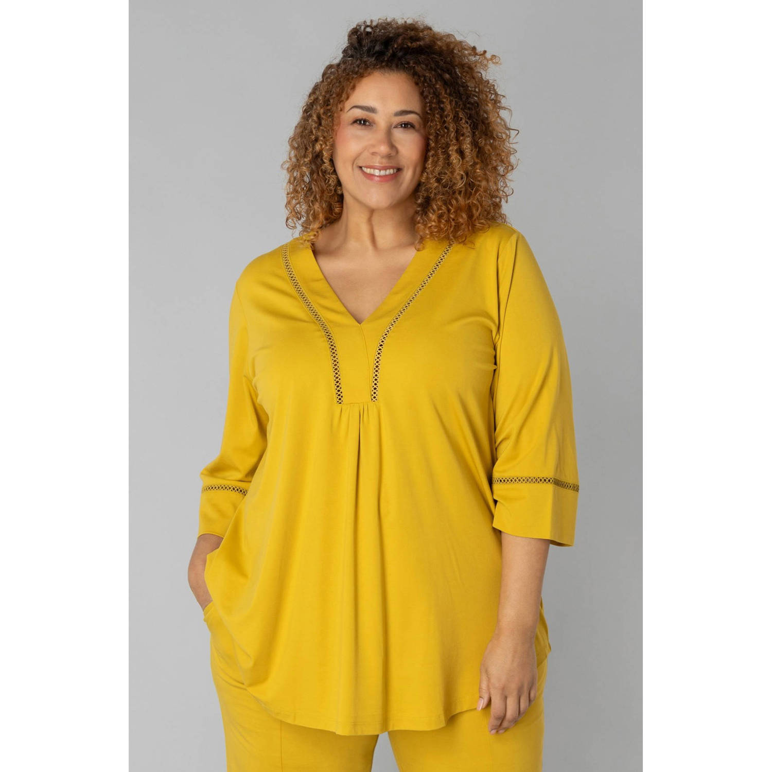 Colletta top geel
