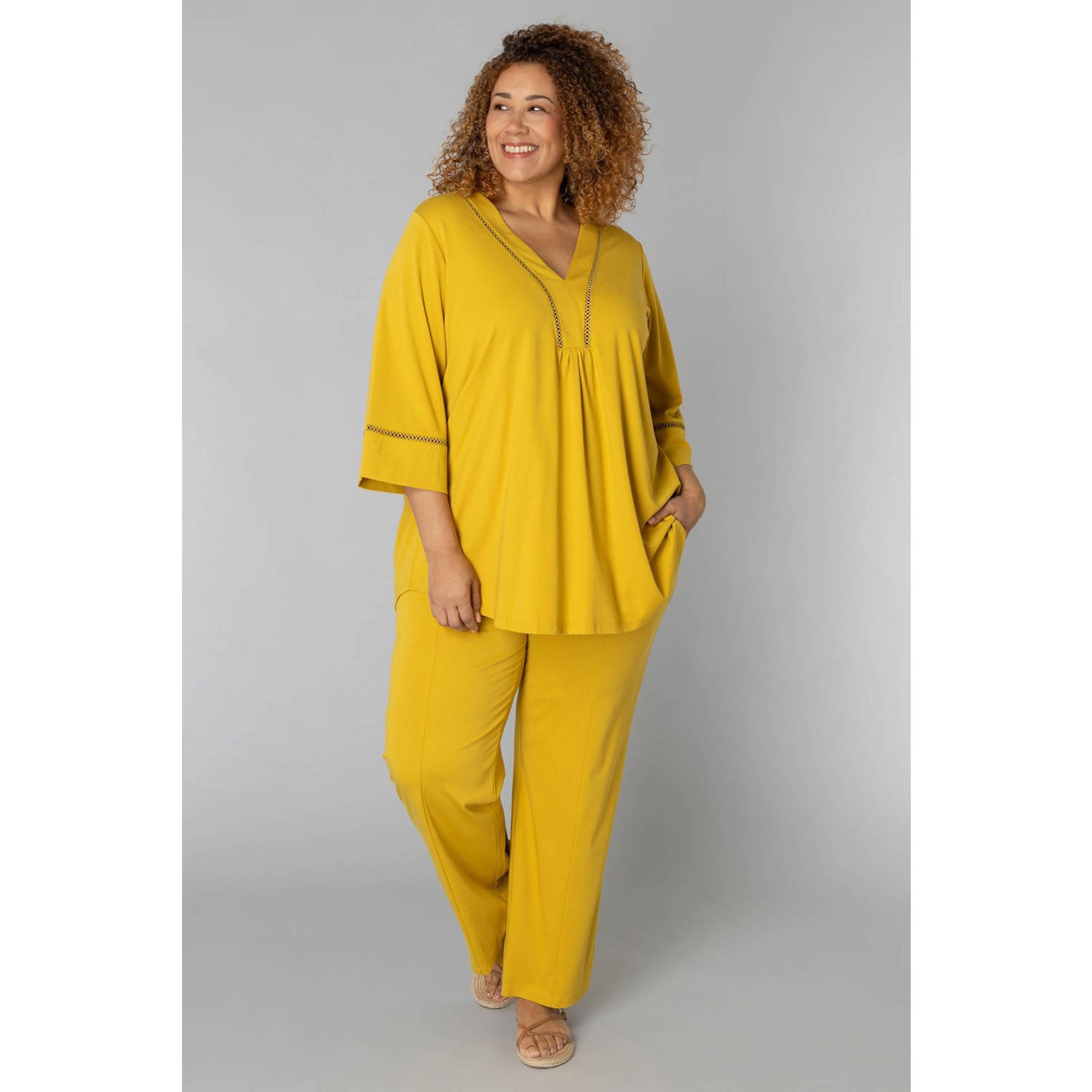 Colletta top geel