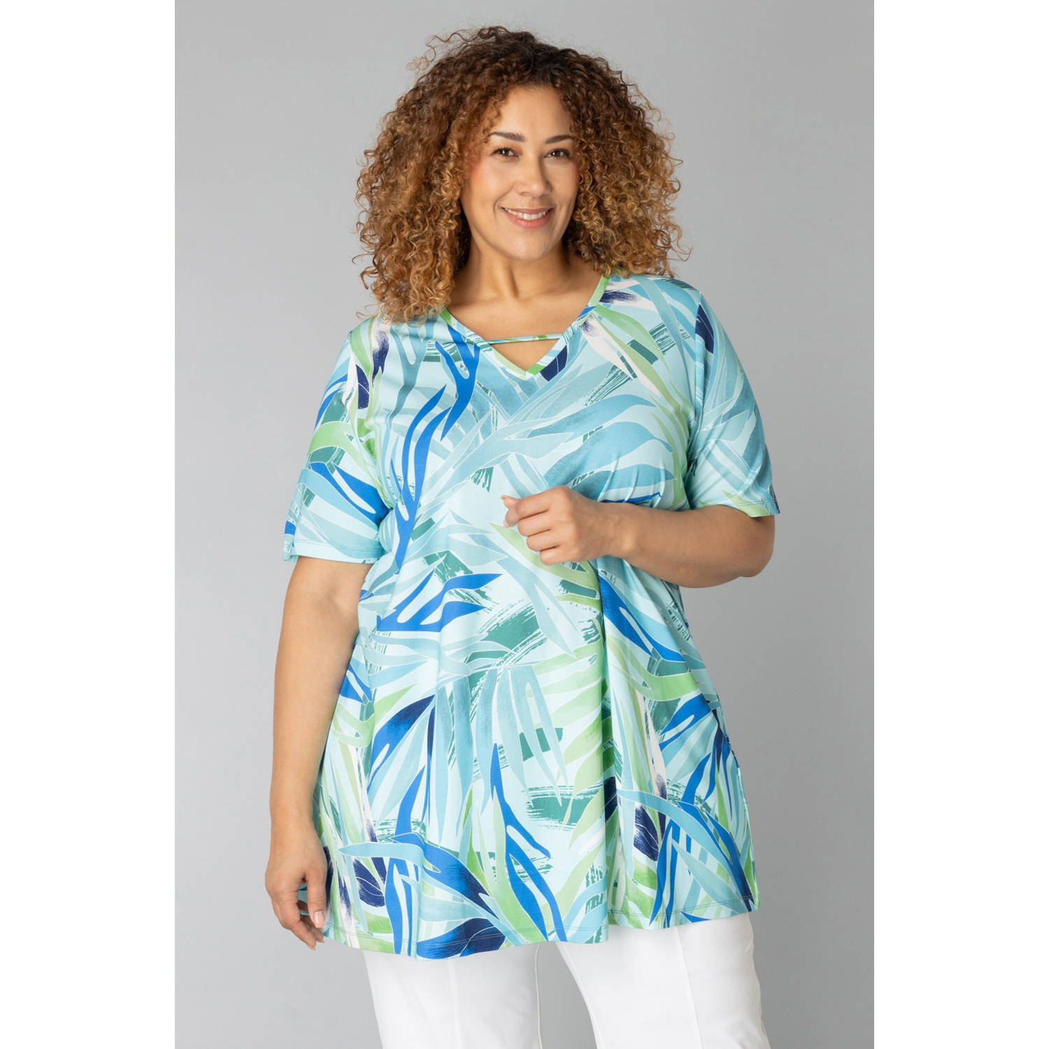 Colletta top lichtblauw