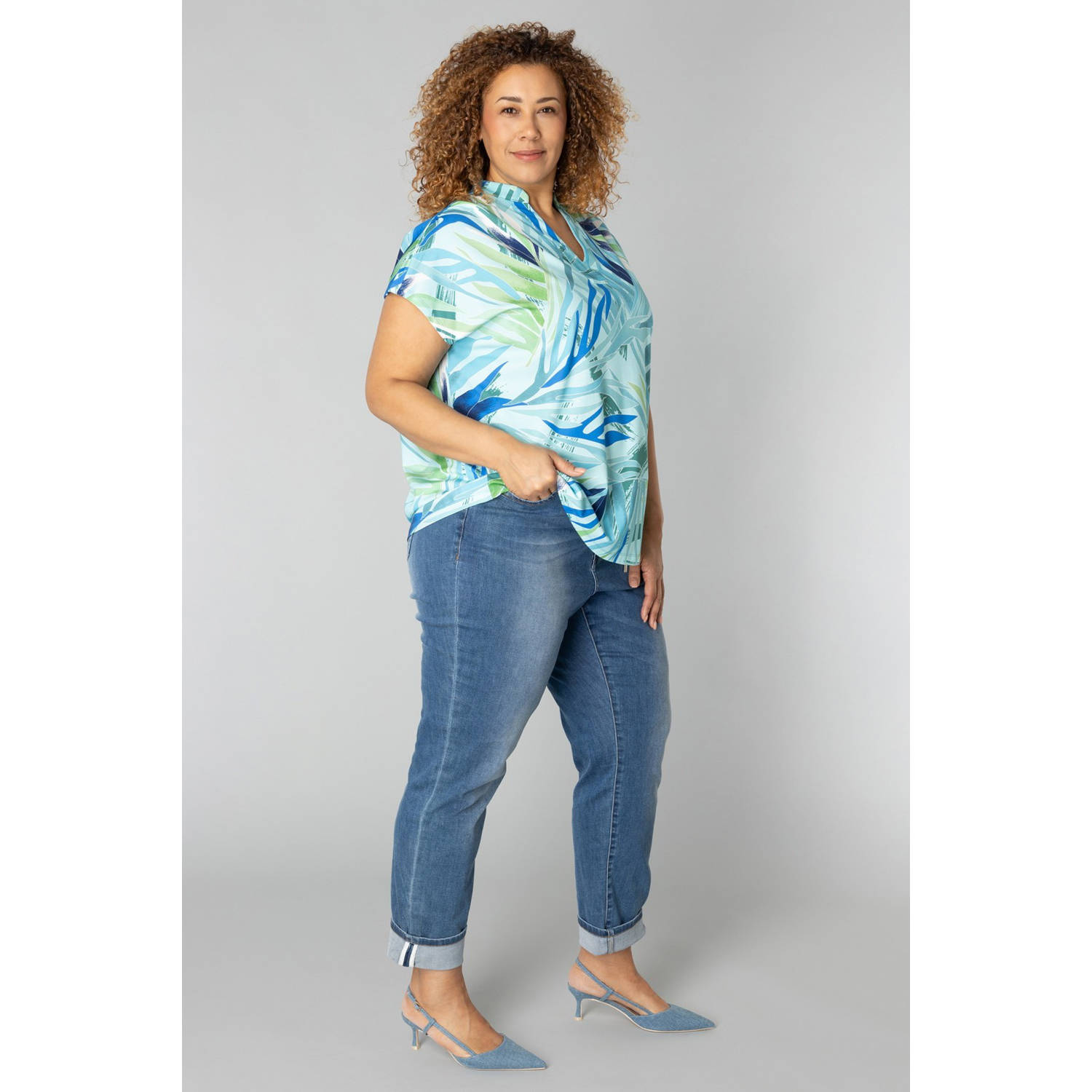 Colletta top blauw