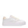 Scotch & Soda Minny leren sneakers wit