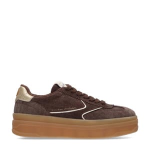 Minny suède sneakers bruin