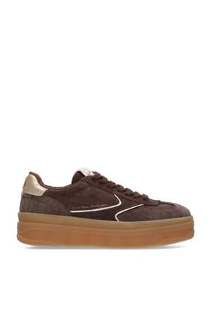 Minny suède sneakers bruin