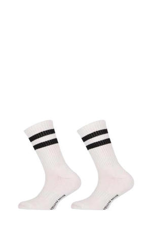 sportsokken - wit (set van 2)