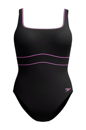 Shape Comprex Ultra corrigerend badpak Contour Eclipse zwart/roze