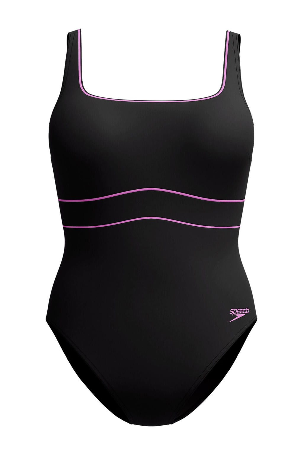 Speedo Shape Comprex Ultra corrigerend badpak Contour Eclipse zwart/roze