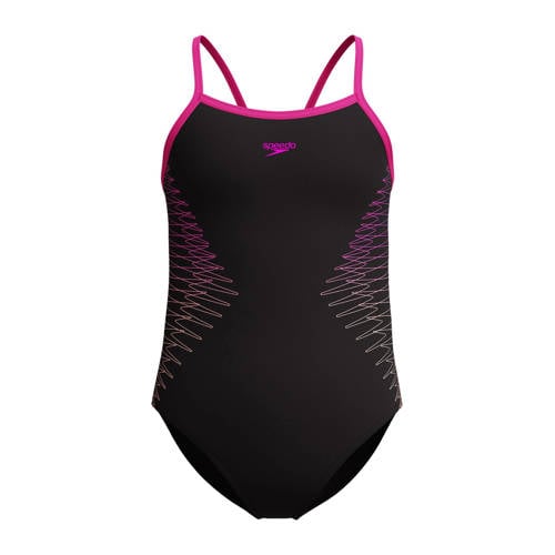 Speedo EnduraFlex sportbadpak Musclebakc zwart/roze afbeelding