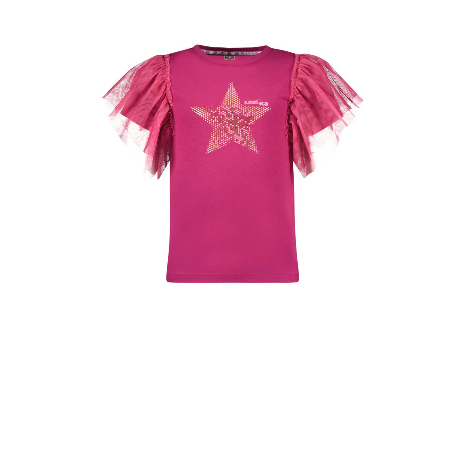 B.Nosy x K3 T-shirt fuchsia