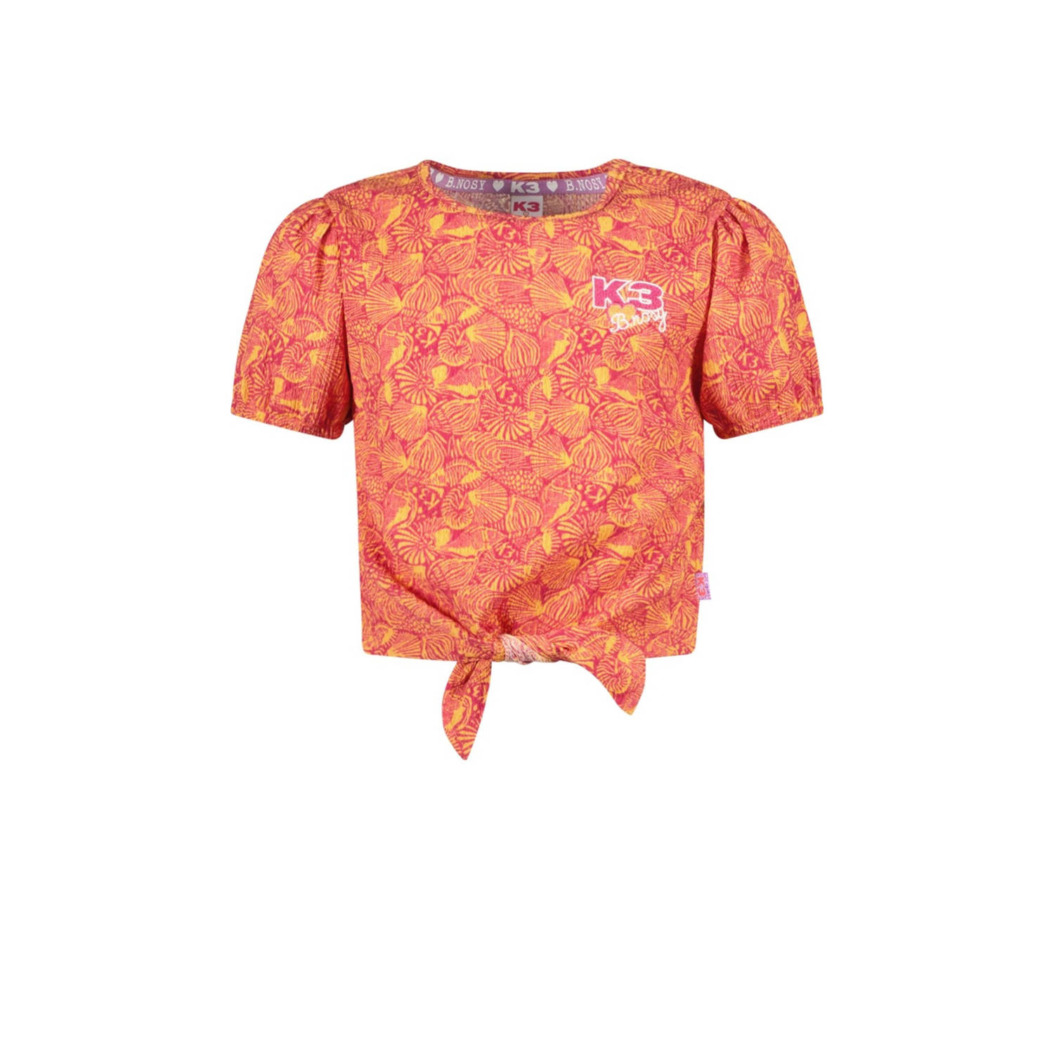 B.Nosy x K3 T-shirt oranje