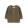 LIL' ATELIER BABY vest gebreid groen