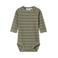 LIL' ATELIER BABY romper olijfgroen