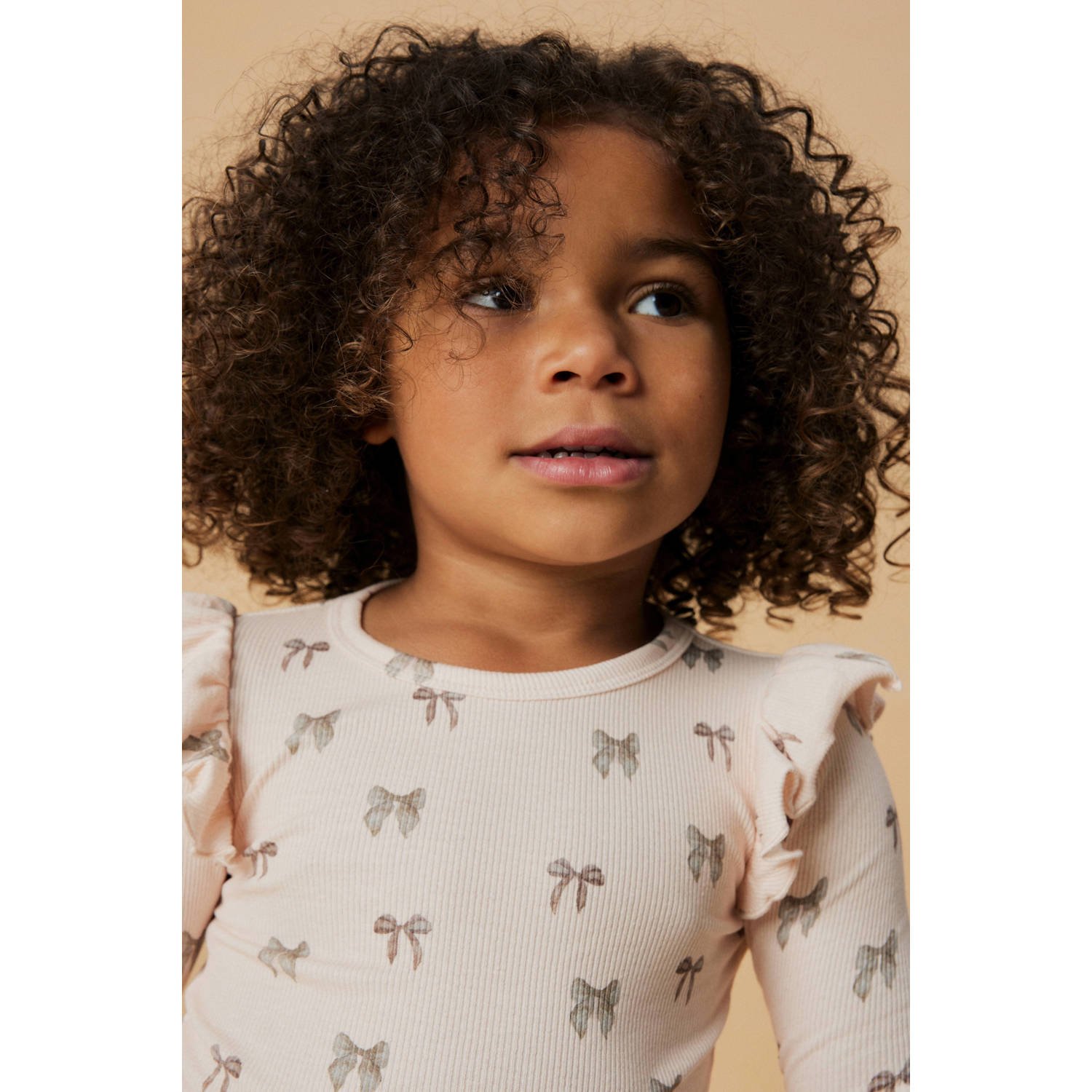 LIL' ATELIER MINI longsleeve zalmroze