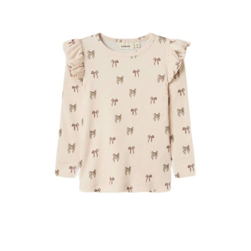 LIL' ATELIER MINI longsleeve zalmroze afbeelding