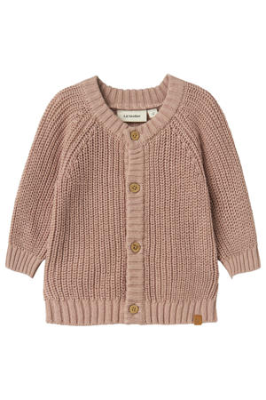 vest gebreid oudroze