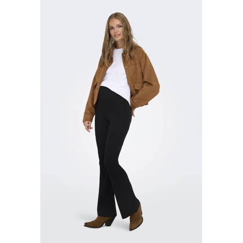 ONLY MATERNITY flared zwangerschapsbroek OLMLOVELY - set van 2 bruin/zwart afbeelding